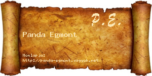 Panda Egmont névjegykártya